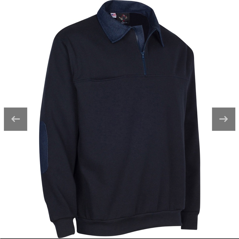 Navy Collared Pullover